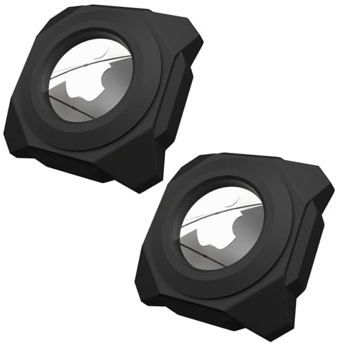 Black Waterproof Stick-On Mount Air Tag Case X66981