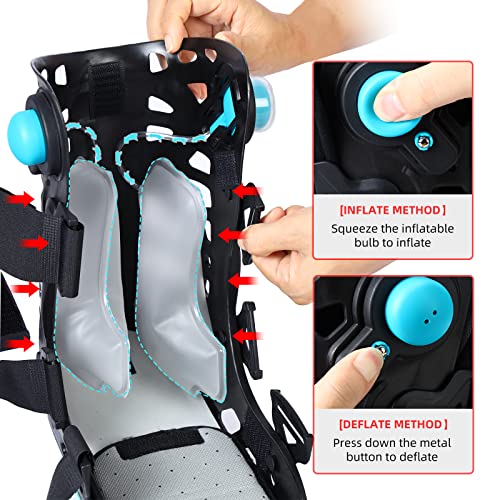 Medical Inflatable Walking Boot Black Medium O280