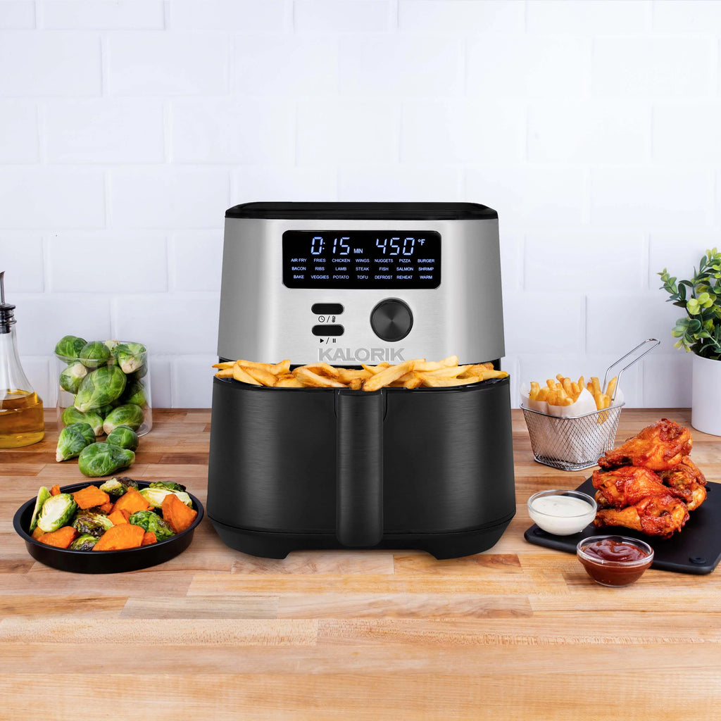 4 Quart Digital Air Fryer with 4 Accessories C7049