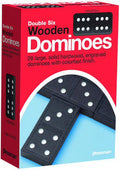 Double Six Wooden Dominoes A3405