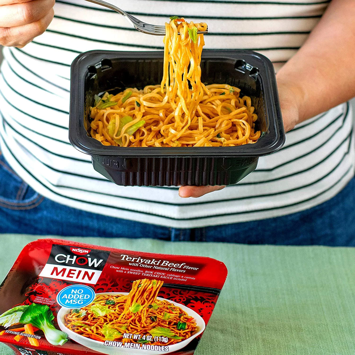 Teriyaki Beef-Flavored Chow Mein Meals (4 oz., Pack of 8) X267865