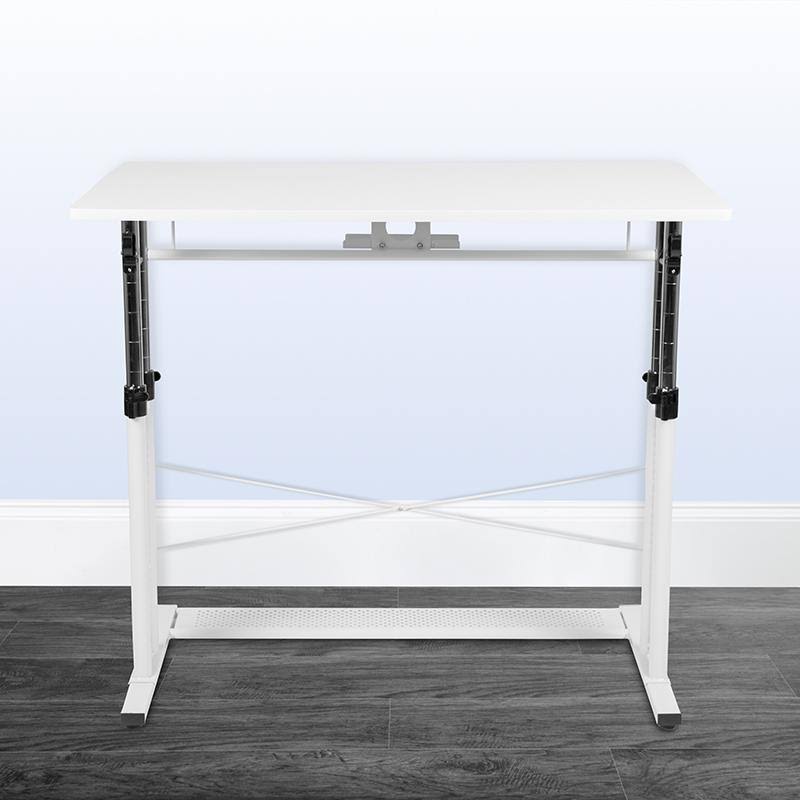 Black Rectangular Sit/Standing Desk H564533