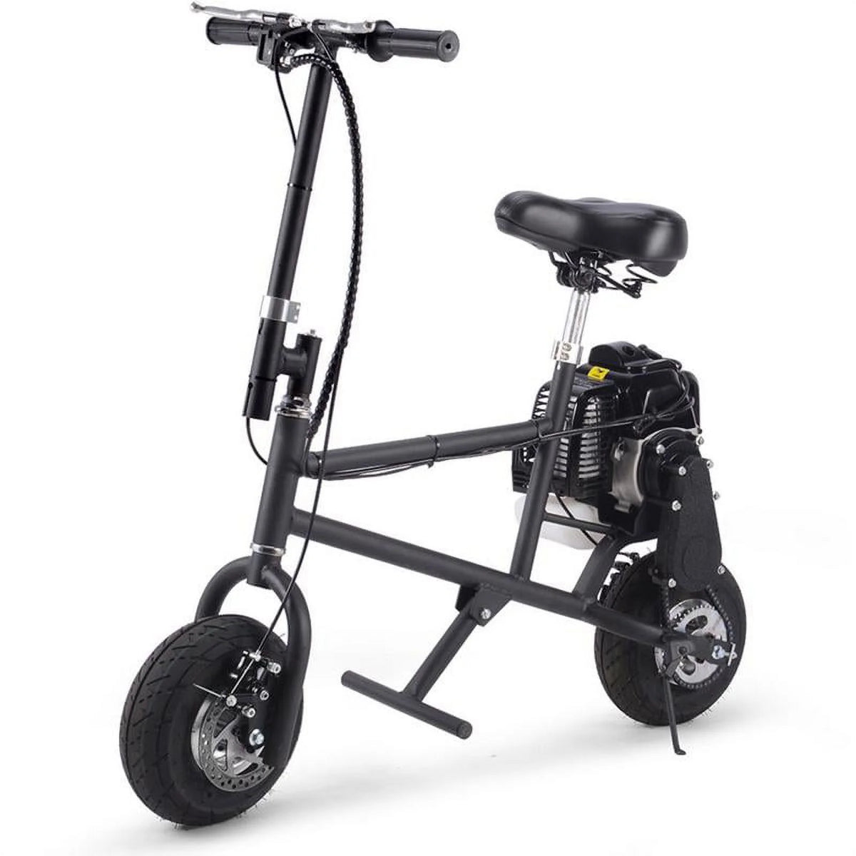 49cc Gas Powered Mini Bike Black Z370774