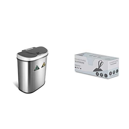 Automatic Touchless Motion Sensor 18.5 Gal. Stainless Steel Trash Can H56311