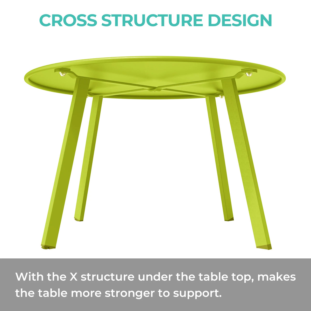 Round Steel Outdoor Coffee Table C513