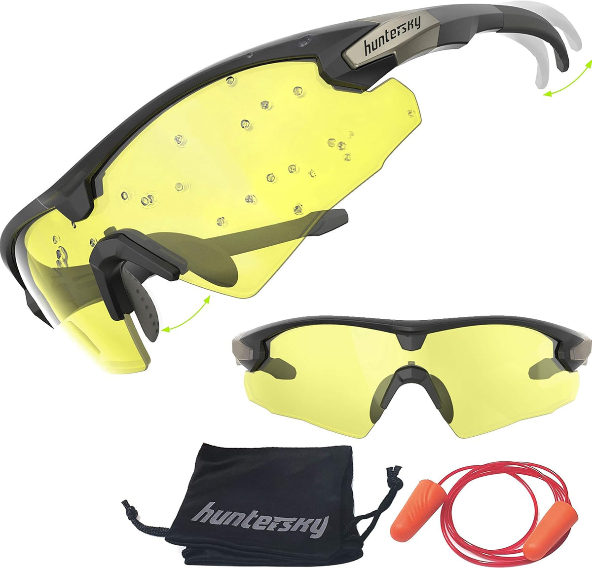 Tactical Shooting Glasses Ballistic Impact Protection Pack of 2 U634013