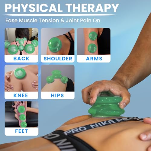 Blue Silicone Cupping Set, 4 Piece I810