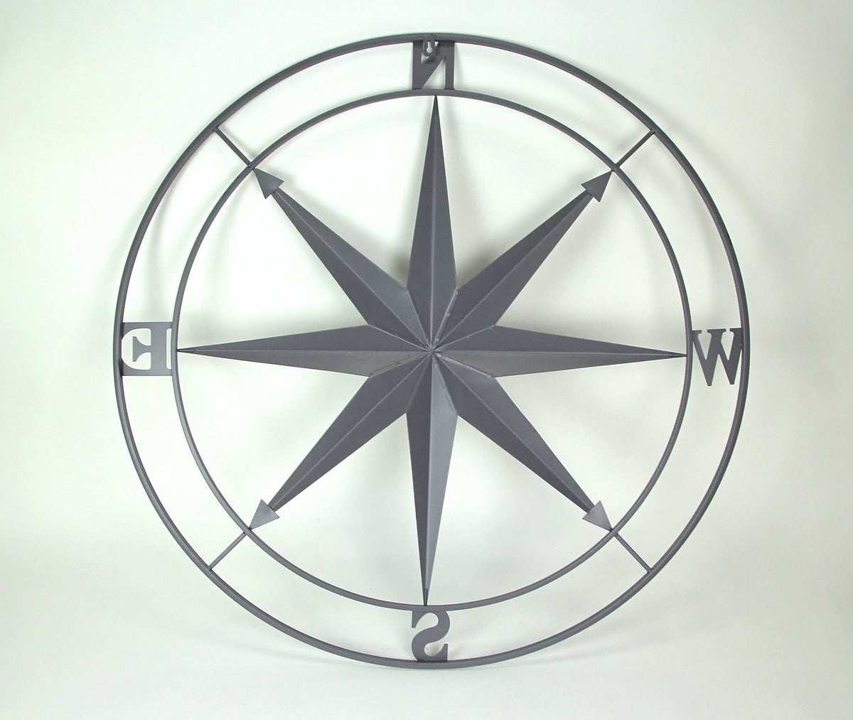 Metal Compass Rose Wall Hanging 36 in. P5623