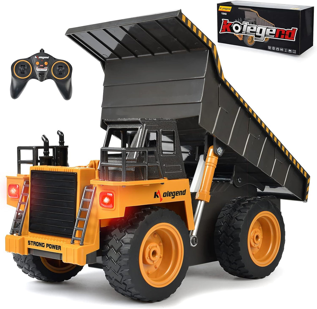 Remote Control Excavator Toy 1/14 Scale 15 Channel Construction Vehicle F7350