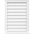 Vertical Surface Mount PVC Gable Vent H7298