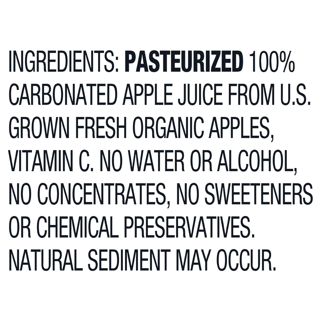 Organic Sparkling Cider, 25.4 fl oz H8307
