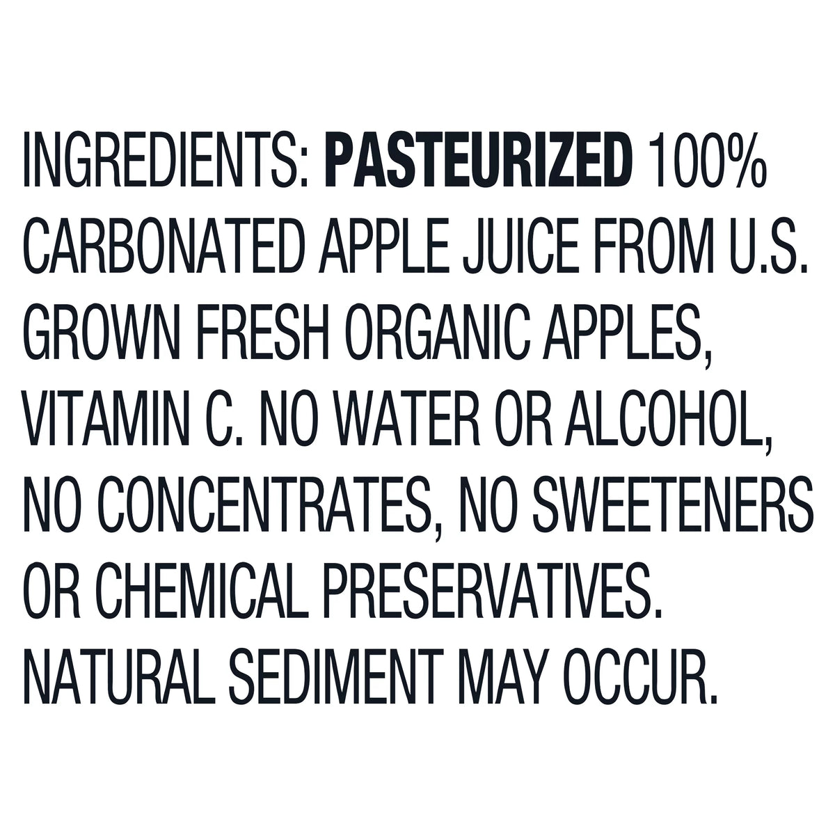Organic Sparkling Cider, 25.4 fl oz H8307