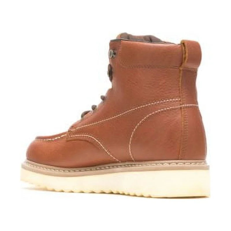 Tan 6" Moc-Toe Steel-Toe Work Boot B459904