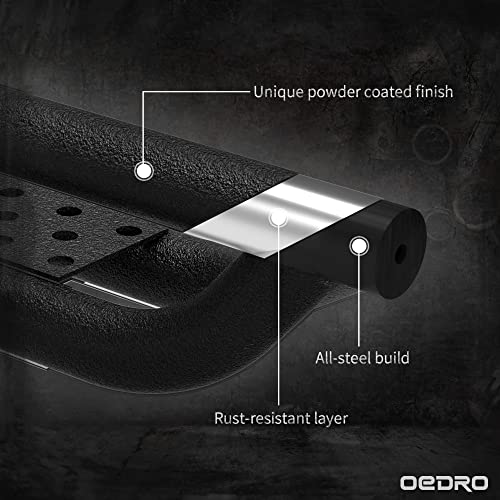 6" Bolt-on Steel Running Boards F4065
