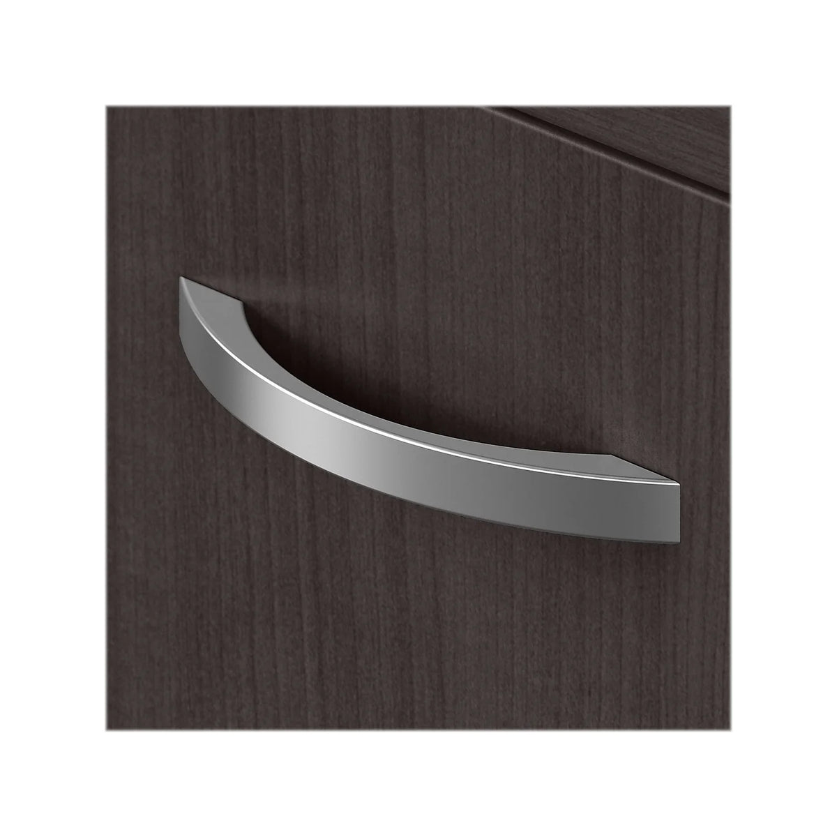 Storm Gray Storage Cabinet with Doors and Shelves M762