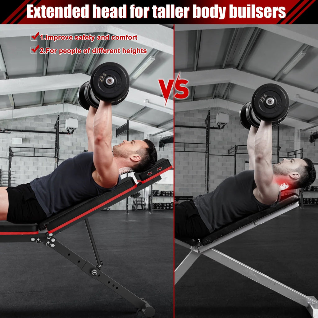 Adjustable Foldable Weight Bench M690