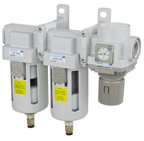 Three Stage Air Drying System Particulate Air Filter, Coalescing Filter, Air Pressure Regulator G23777