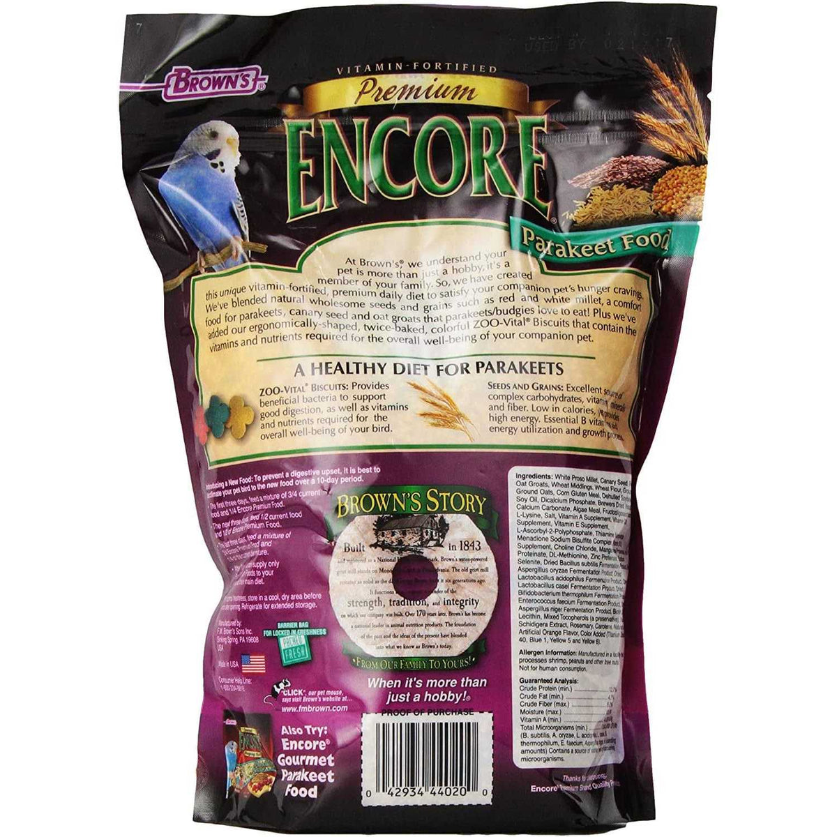 Parakeet Food S3221