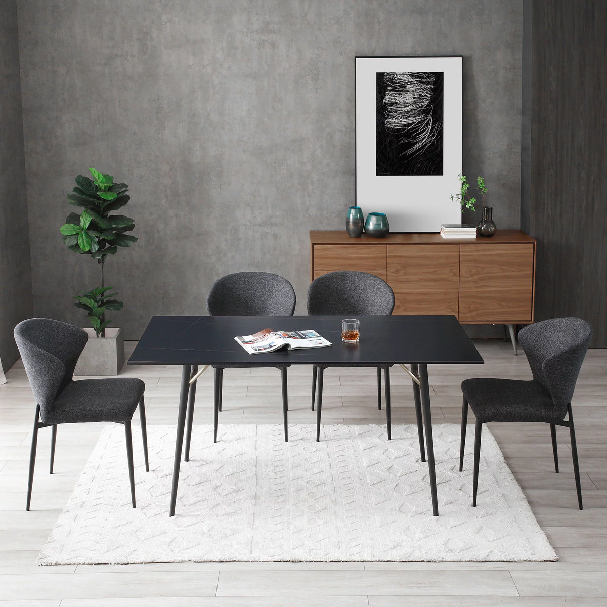 Sintered Stone Dining Table 62 inch V50656
