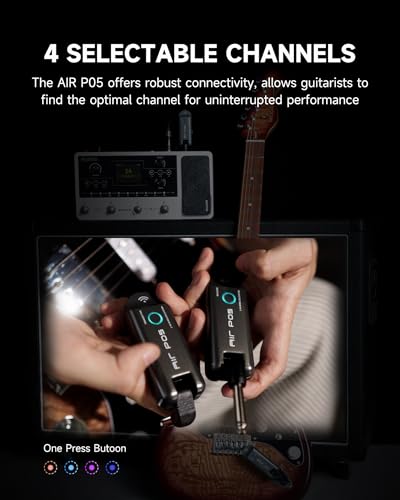 Wireless System Transmitter and Receiver for Electric Guitar Q902