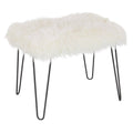 Black Metal Stool A20875