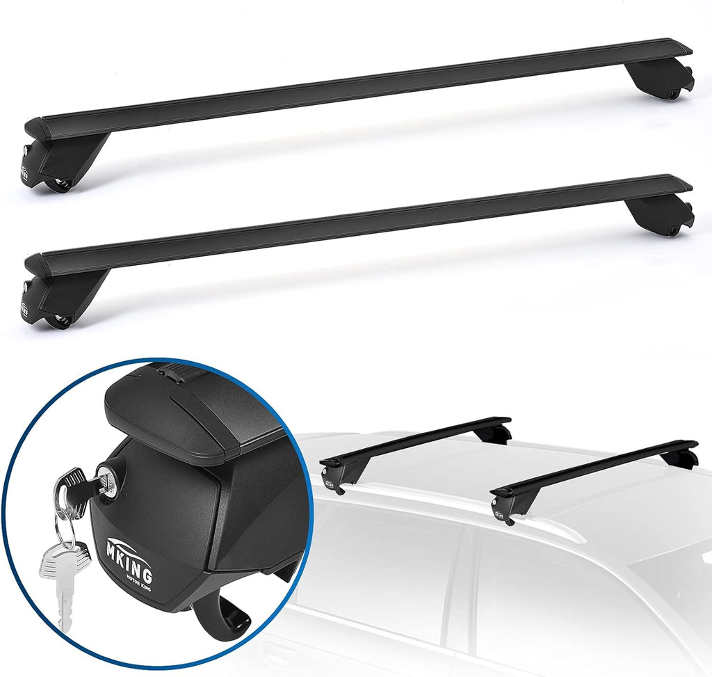 Universal Adjustable Aluminum Roof Rack Cross Bars with Anti-Theft Lock M299