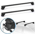 Universal Adjustable Aluminum Roof Rack Cross Bars with Anti-Theft Lock M299