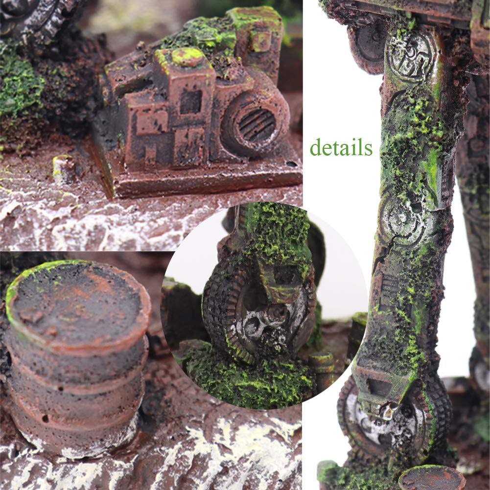 Aquarium Decorations Walking Land Tank Aquarium Ornament W5832