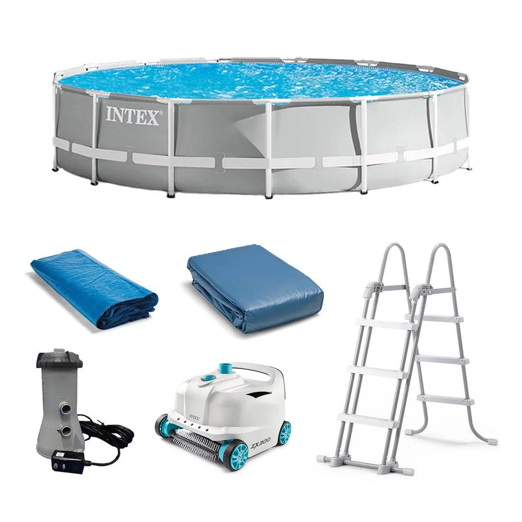15ft x 42in Prism Frame Above Ground Swimming Pool Set J5926