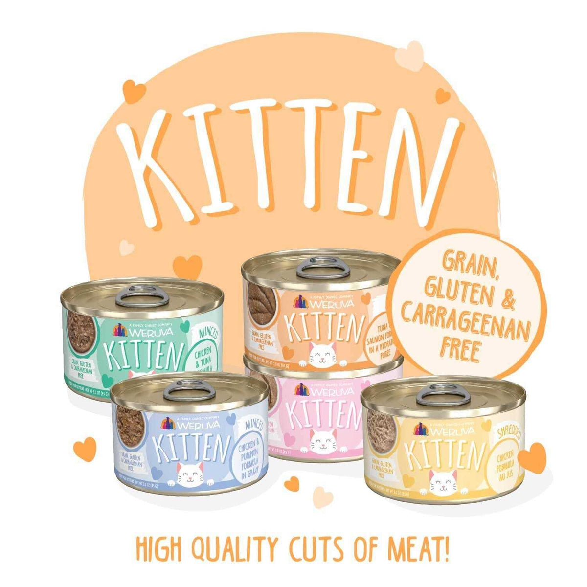 Kitten Tuna & Salmon Puree Cat Food J143