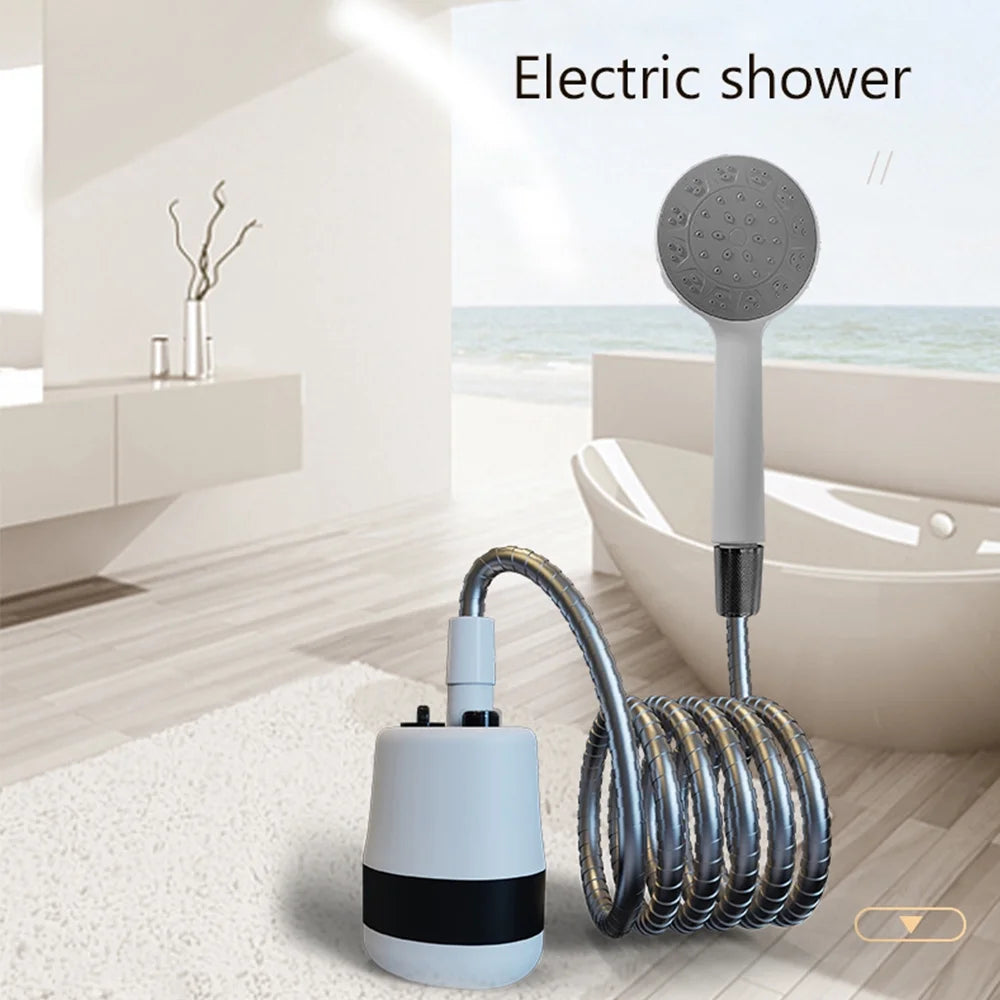 Portable Camping Shower Head Rechargeable Showerhead W77415