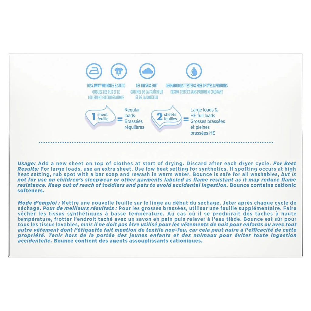 Unscented Dryer Sheets, 320 ct. D7332