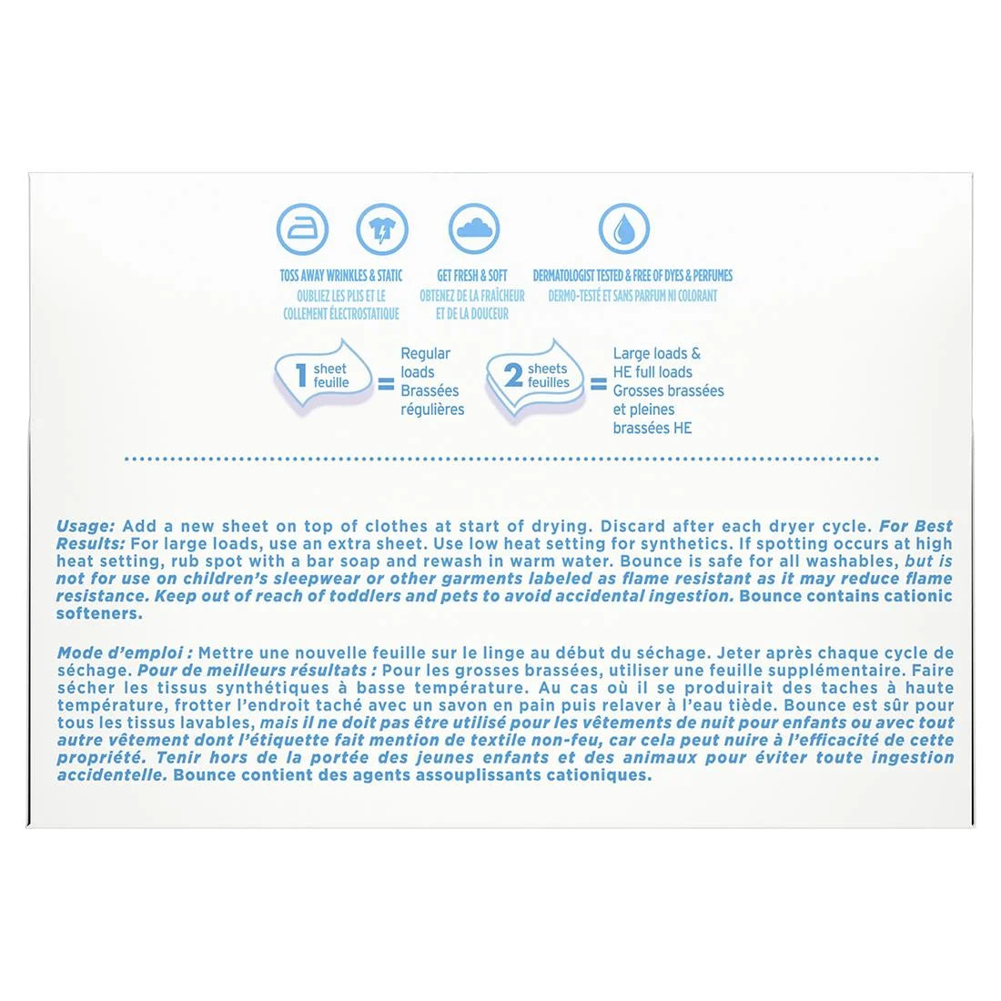 Unscented Dryer Sheets, 320 ct. D7332