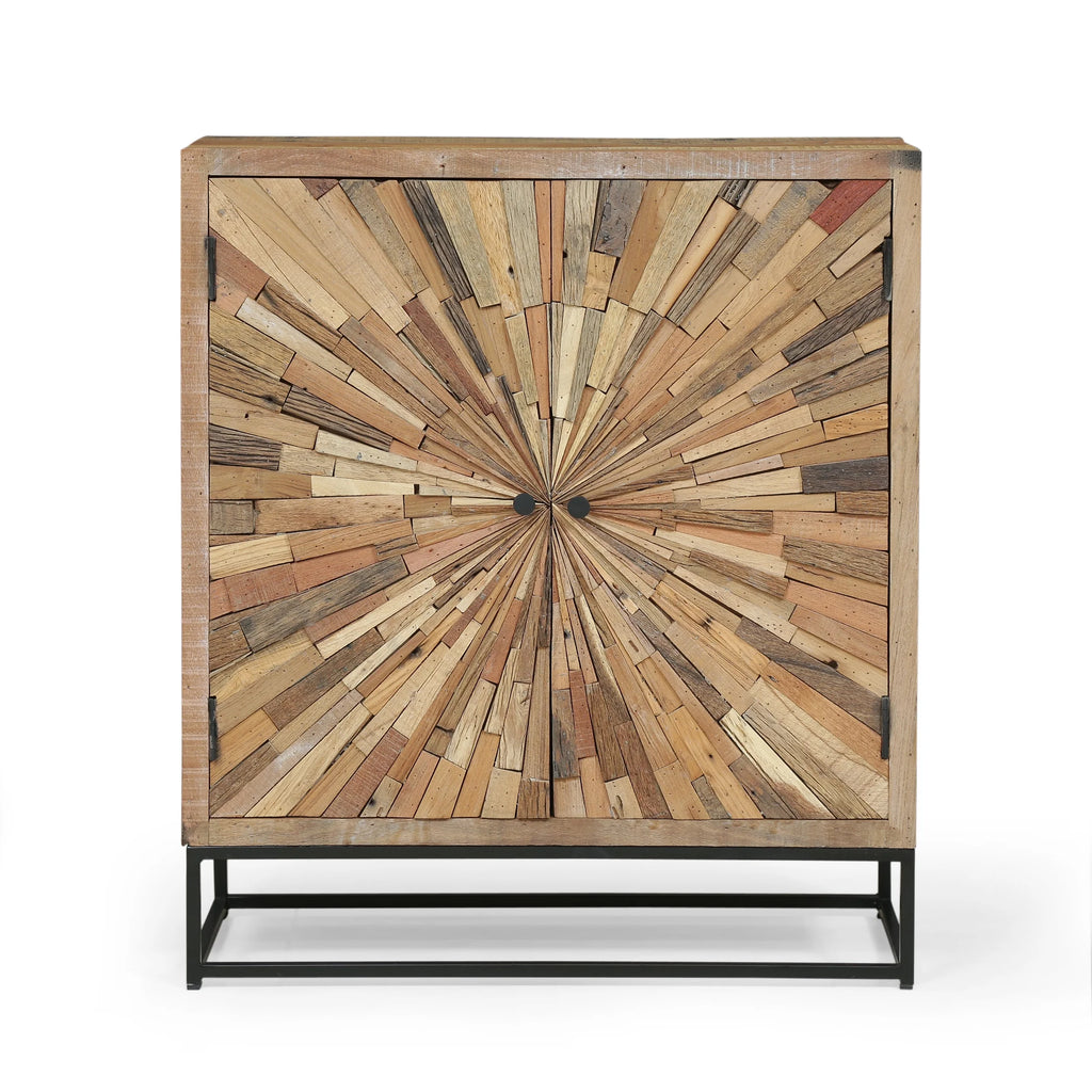 Handcrafted Wooden 2 Door Cabinet P6504