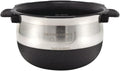 Stainless/Black 6 Cups Replacement Inner Pot for Rice Cooker E6668