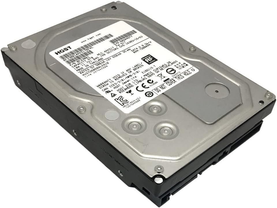 6000GB 7200RPM SATA 128MB Cache 3.5-Inch Internal Bare Drives Pack of 2 H843