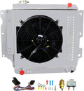 CoolingCare Radiator Compatible with 1987-2006 Jeep Wrangler TJ (4 Row + Fan Relay) A828