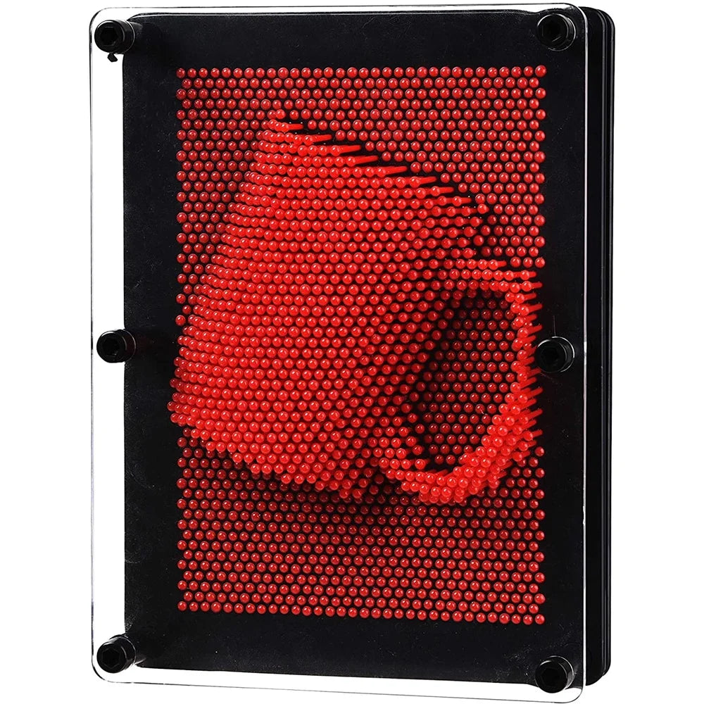 Red 3D Pin Art Board Toy L112