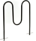 Black Below Ground Mount 5-Bike Capacity Bike Rack P2231