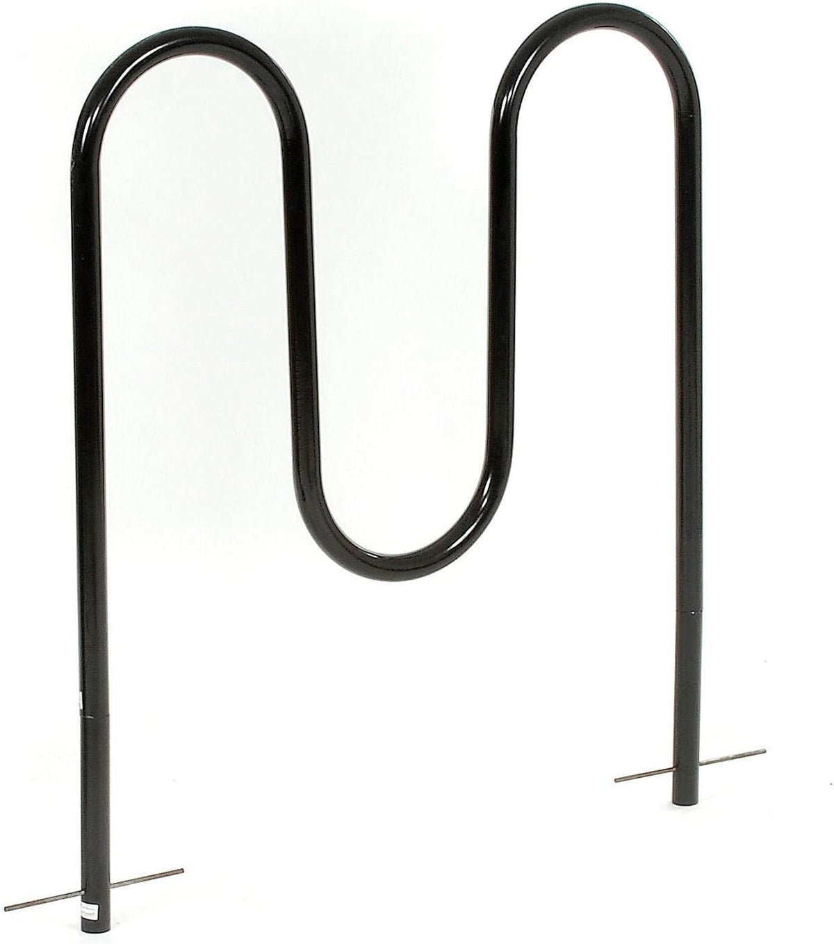 Black Below Ground Mount 5-Bike Capacity Bike Rack P2231