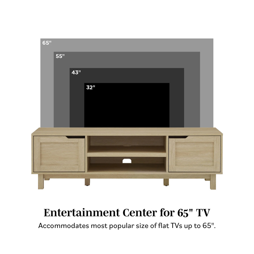 Contemporary 2-Door TV Stand K396