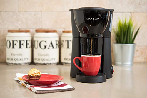Black Mini Compact Drip Coffee Maker (10.5oz) R983