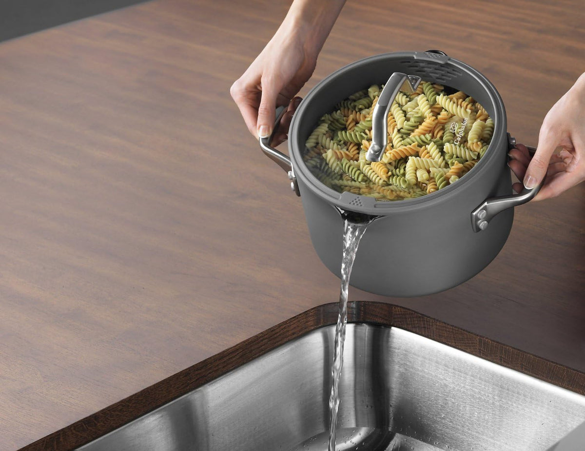 6-Quart Nonstick Stock Pot with Cover E373