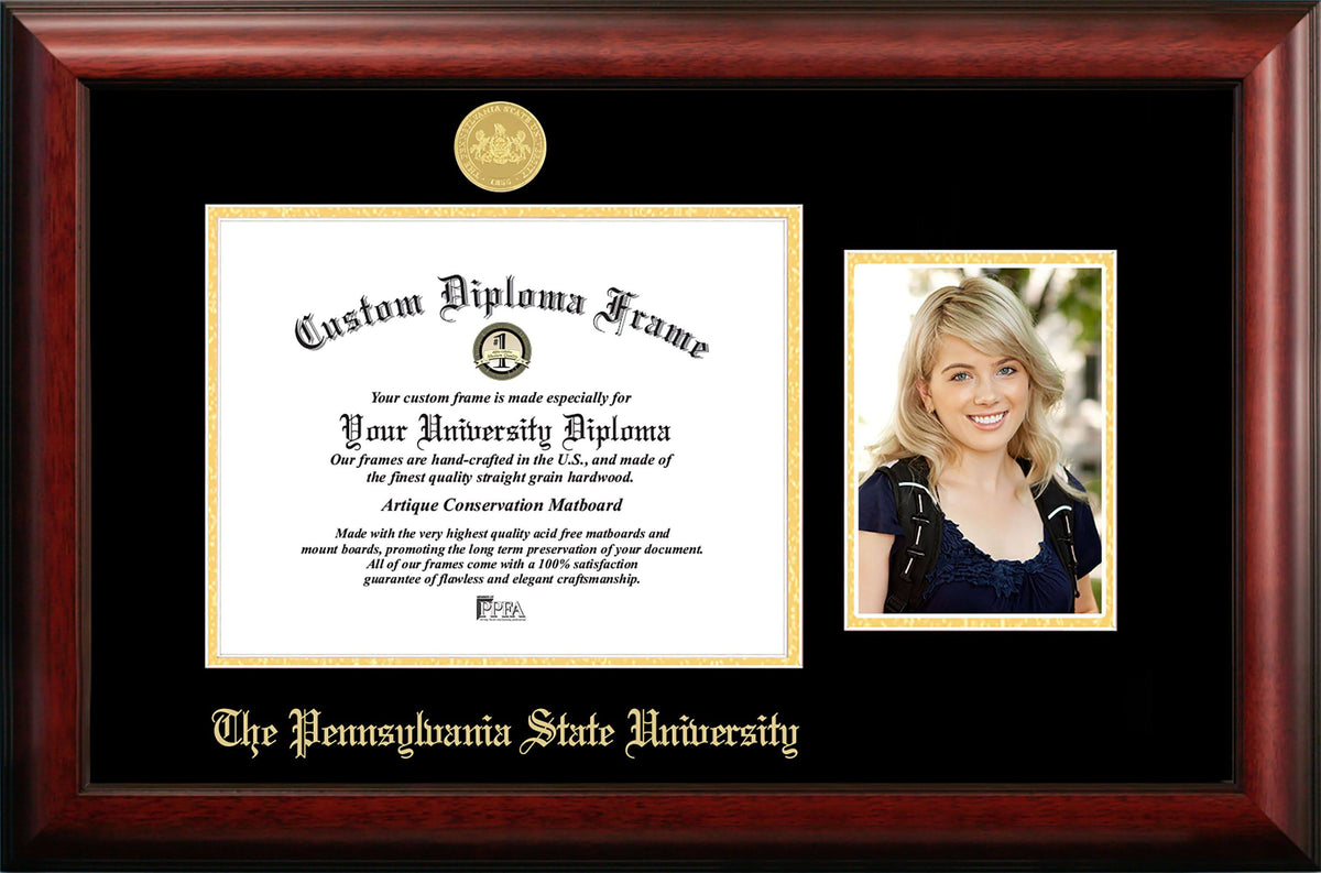 Gold Embossed Diploma Frame with 5 X7 Portrait K64282