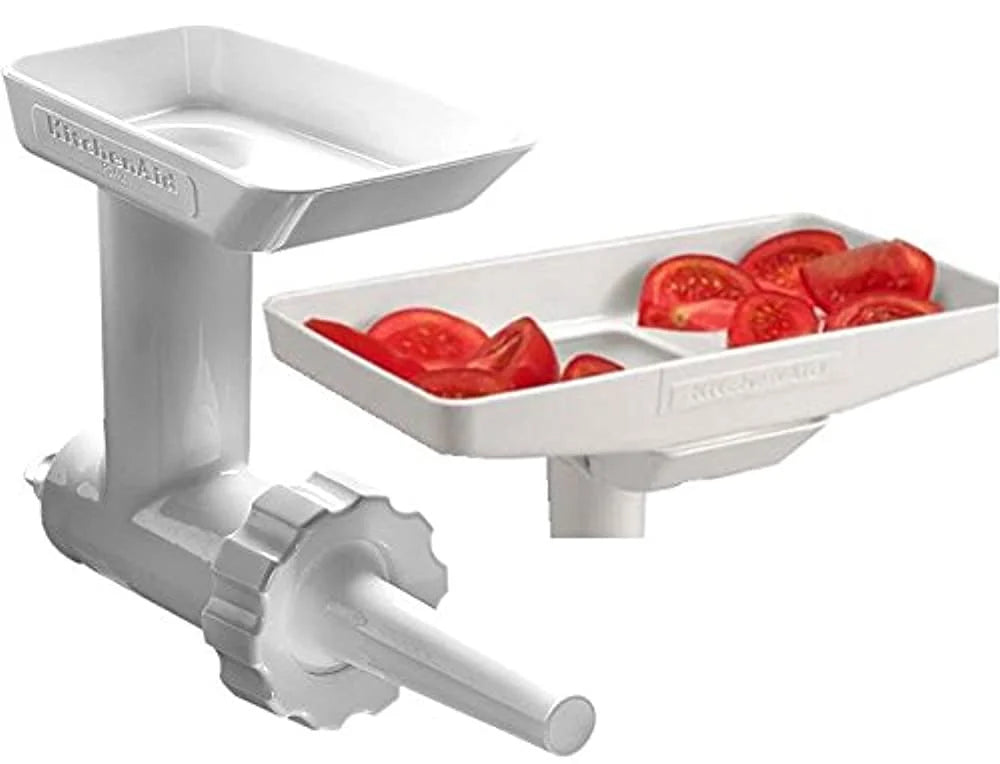 Food Meat Grinder Attachment with Sausage Stuffer Kit and Food Tray E562