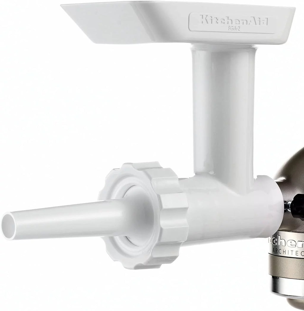 Food Meat Grinder Attachment with Sausage Stuffer Kit and Food Tray E562