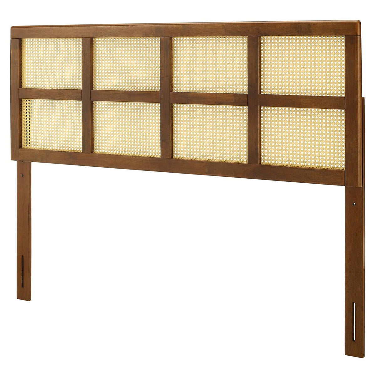 Queen Size Walnut Wooden Headboard G695