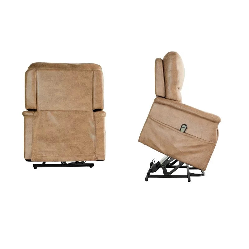 Microfiber Power Lift Recliner with Lumbar Support I85100