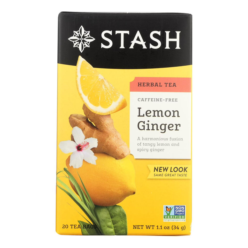 Lemon Ginger Herbal Tea 20 Bags Case Of 6 L47567