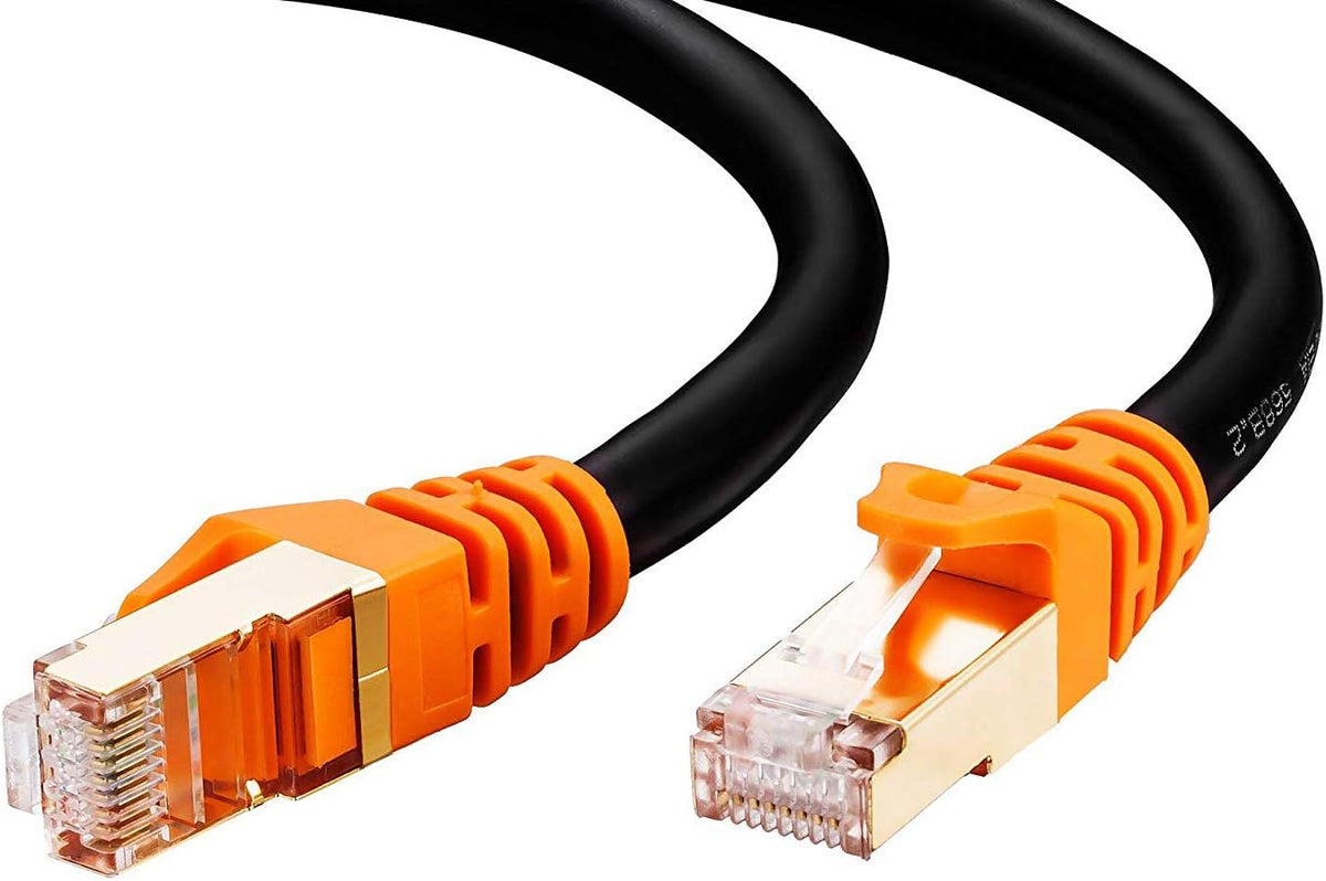 Cat 7 Outdoor Ethernet Cable 200 ft Heavy Duty Double Shielded Waterproof Direct Burial Ethernet Cable I213